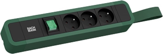 Picture of Bachmann PRIMO 2 3xUTE 1xswitch with loop 2.0m CEE7/7 RAL6028