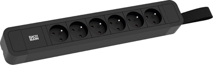 Picture of Bachmann PRIMO 2 6xUTE 2,0m CEE7/7, schwarz, 2 m