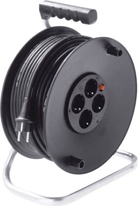 Изображение Bachmann Schutzkontakt-Aufrollkabeltrommel 4fach 230VAC, 50 m