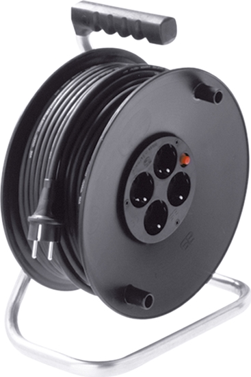 Изображение Bachmann Schutzkontakt-Aufrollkabeltrommel 4fach 230VAC, 50 m