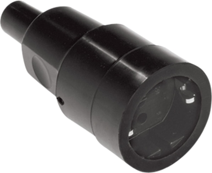 Picture of Bachmann solid rubber coupling black, Bend protection mountable