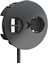 Picture of Bachmann TWIST 1x earthing contact 2x Keystone, GST18 plug, black, 0.2 m