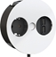 Picture of Bachmann TWIST 1x earthing contact, Wire end ferrules, USB charger, earthing contact mounting plug, white, 2 m