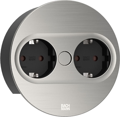 Изображение Bachmann TWIST 2 2xCEE7/3 2,0m AEH stainless steel optic round