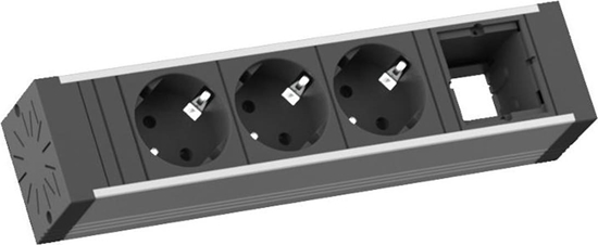 Picture of Bachmann VENID 3x earthing contact, 1x ABD, black