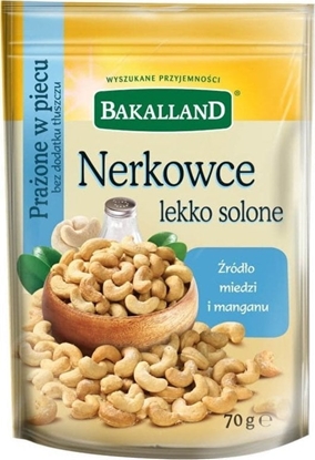 Attēls no bakalland Orzechy nerkowca lekko solone, Bakalland, 70gr