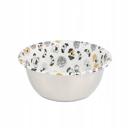 Изображение Barry King Miska dla psa ze stali nierdzewnej emaliowana wzór DOG FACES 470ml