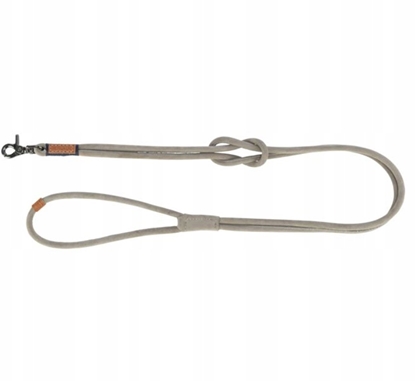 Picture of BE NORDIC, smycz, dla psa, szara, skórzana, XS-L: 1.20 m/o 8 mm