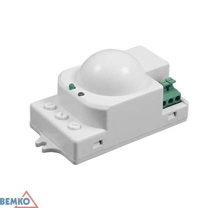 Изображение Bemko Czujnik mikrofalowy 1200W 360 stopni IP20 prostoktny biay