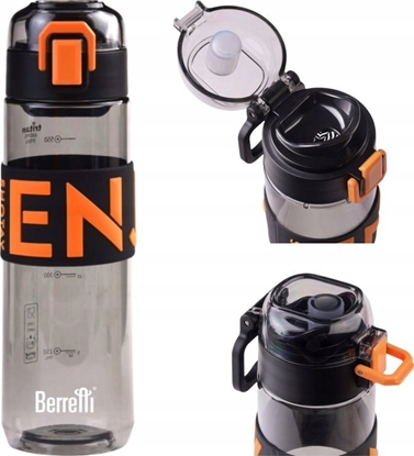 Picture of Berretti BUTELKA SPORTOWA NA WOD 680 ML BIDON Z FILTREM SIATKOWYM MIARK WYTRZYMAY
