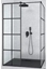 Изображение Besco EXCEA WALK IN 120 x 90 profil czarny