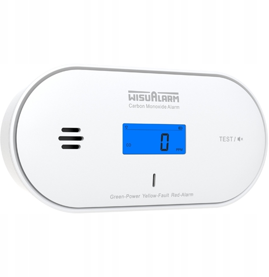 Picture of BEZPRZEWODOWA CZUJKA TLENKU WGLA (CZADU) HY-GC30A-R8 WISUALARM