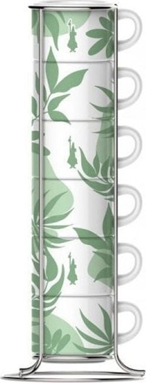 Изображение Bialetti Bialetti Primavera Zestaw 6 filianek do espresso na stojaku - Zielony