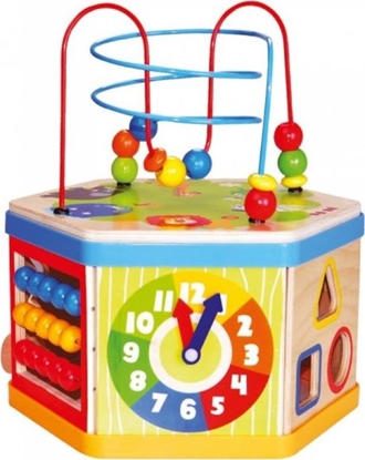 Picture of Bino Drewniana aktywna kostka 7w1