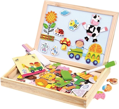 Picture of Bino Tablica dwustronna z magnesami