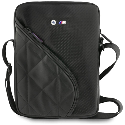 Attēls no BMW Carbon Pockets & Metal Logo 10" Tablet Bag Black