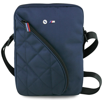 Attēls no BMW Nylon Pockets & Metal Logo 10" Tablet Bag Navy Blue