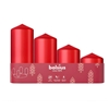 Picture of Bolsius Advent Christmas Candles 4pcs 60x48mm Red