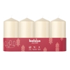 Picture of Bolsius Cylinder Candles 4pcs 100x48mm Cream