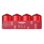 Picture of Bolsius Cylinder Candles 4pcs 60x40mm Red