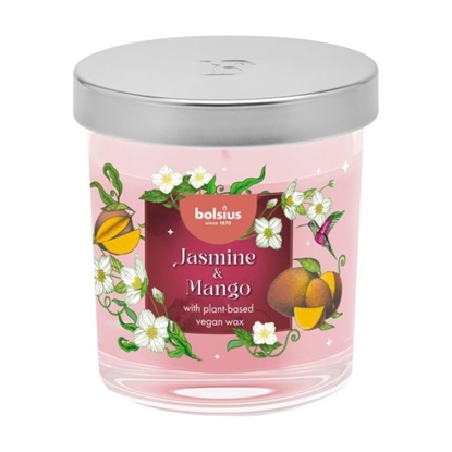 Attēls no Bolsius Floral Fusion Scented Candle 80x72mm Jasmine & Mango