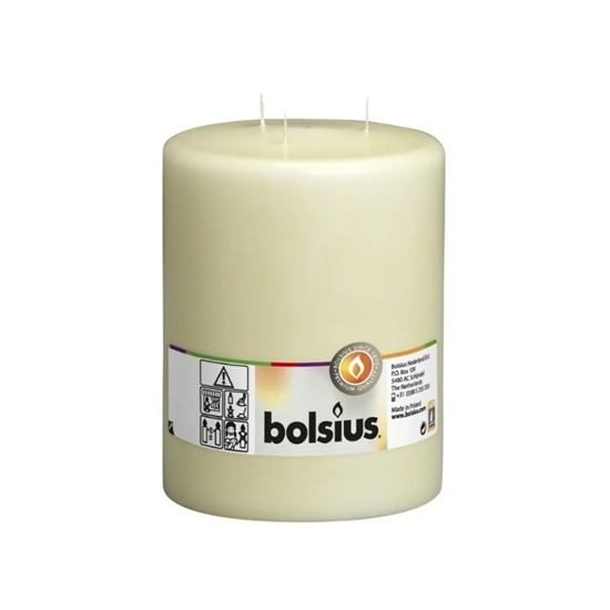 Изображение Bolsius Mamoth Cylinder Candle 200x150mm Beige