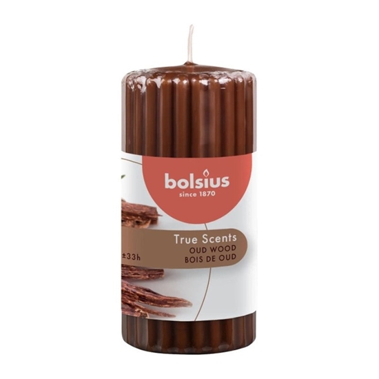 Picture of Bolsius True Scents Scented Candle 120x58mm Oud Wood