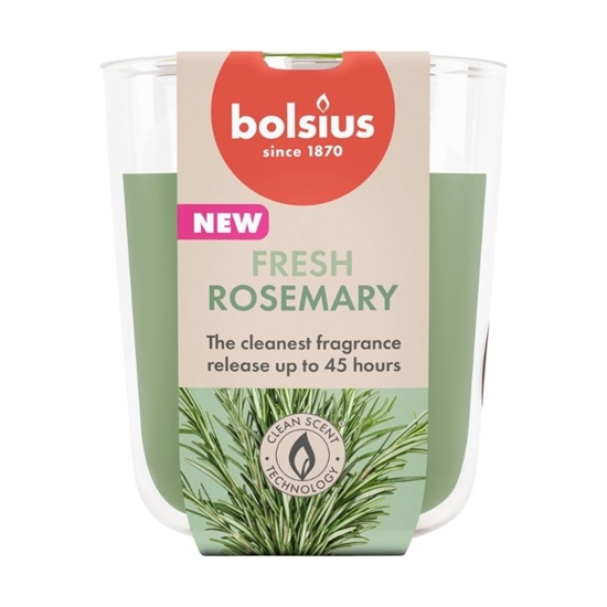 Изображение Bolsius True Scents Scented Candle 80x73mm Rosemary