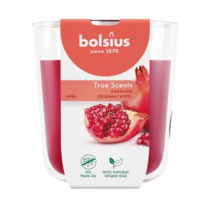 Изображение Bolsius True Scents Scented Candle 97×85mm Pomegranate