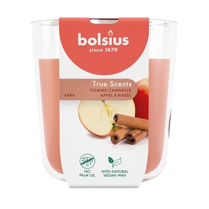Изображение Bolsius True Scents Scented Candle 97x85mm Apple Cinnamon