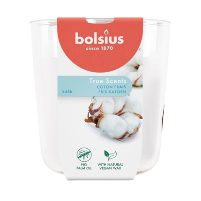 Изображение Bolsius True Scents Scented Candle 97x85mm Fresh Cotton