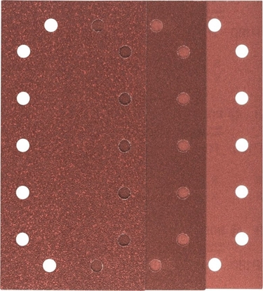 Picture of Bosch 10-piece sandpaper set for orbital sander G60, 120, 180 Bosch 2609256B25