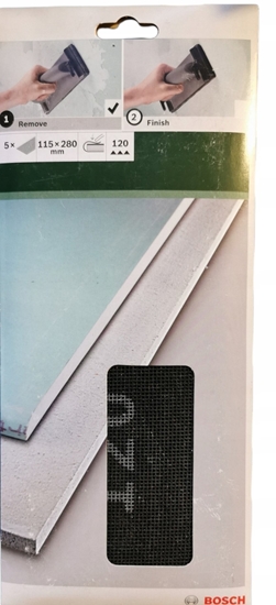 Picture of Bosch DIY siatka cierna 115x280mm K120