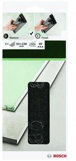 Изображение Bosch DIY siatka cierna 93x230mm K80