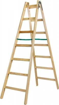 Изображение Braket DRABINA DREWNIANA BRAKET STANDARD 2X7 SZCZEBLI 211CM