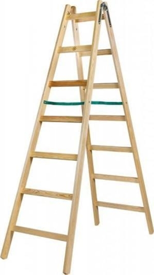 Picture of Braket DRABINA DREWNIANA BRAKET STANDARD 2X7 SZCZEBLI 211CM