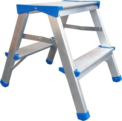 Изображение Braket Drabina wolnostojca dwustronna aluminiowa 1 stopniowa (BR-00-7001)