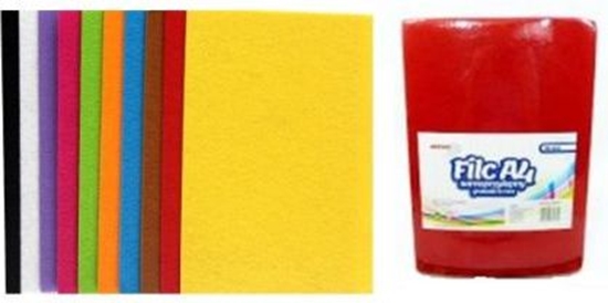 Picture of BREWIS Filc A4 samoprzylepny 10 kolorw /FK410/