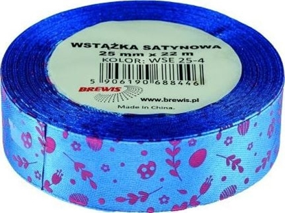 Изображение BREWIS Wstka satynowa 12mm Wielkanoc WSE12-4 Brewis