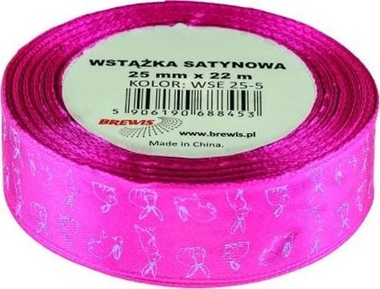 Изображение BREWIS Wstka satynowa 25mm Wielkanoc WSE25-5 Brewis