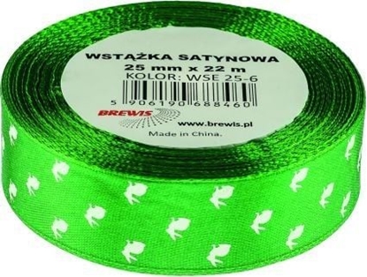 Изображение BREWIS Wstka satynowa 25mm Wielkanoc WSE25-6 Brewis