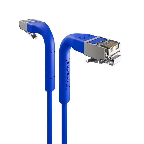 Picture of Broadbe Slim Patch Cable 10G Blue 0.3m