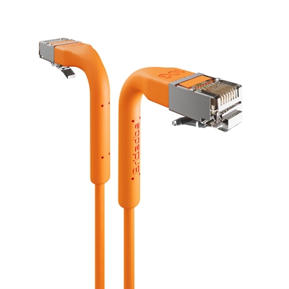 Изображение Broadbe Slim Patch Cable 10G Orange 0.1m