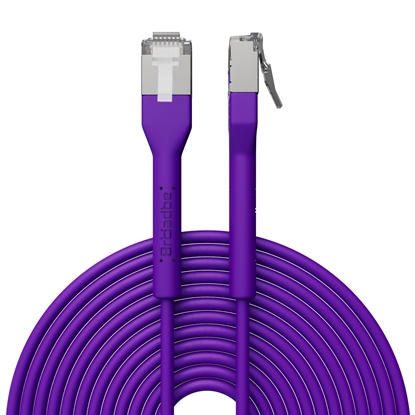 Изображение Broadbe Slim Patch Cable 10G Purple 8m