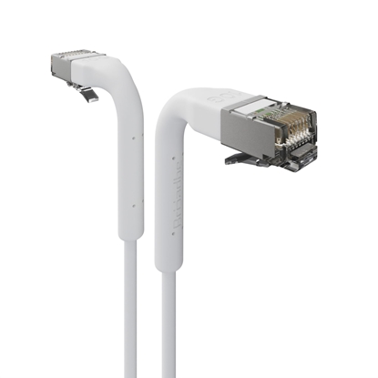 Изображение Broadbe Slim Patch Cable 10G White 0.1m