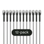 Изображение Broadbe Slim Patch Cable 5G Black 0.3m 12-pack