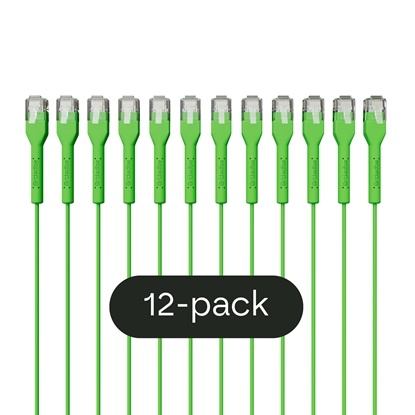 Picture of Broadbe Slim Patch Cable 5G Green 3m 12-pack