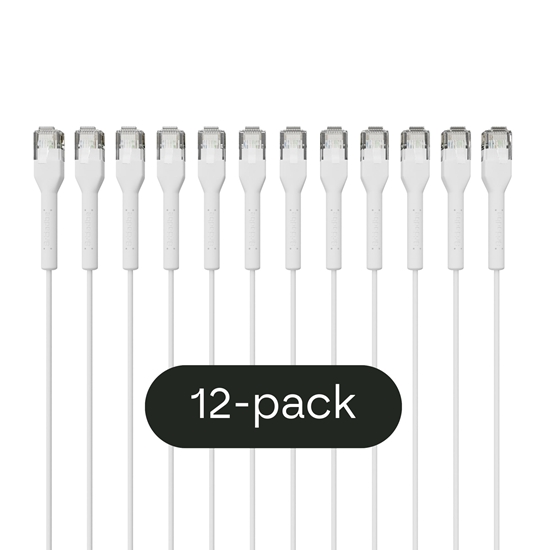 Picture of Broadbe Slim Patch Cable 5G White 2m 12-pack
