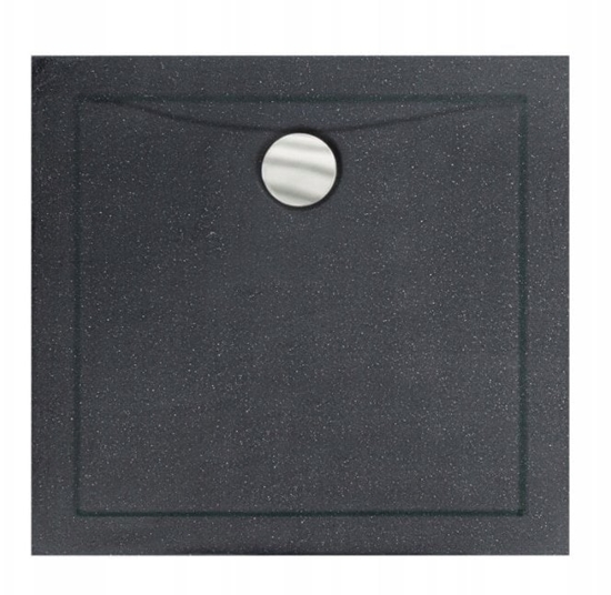 Picture of Brodzik Besco BRODZIK AQUARIUS 80X80X3/5,5 CZARNY