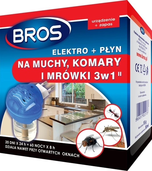 Picture of Bros Elektro + pyn na muchy, komary i mrówki